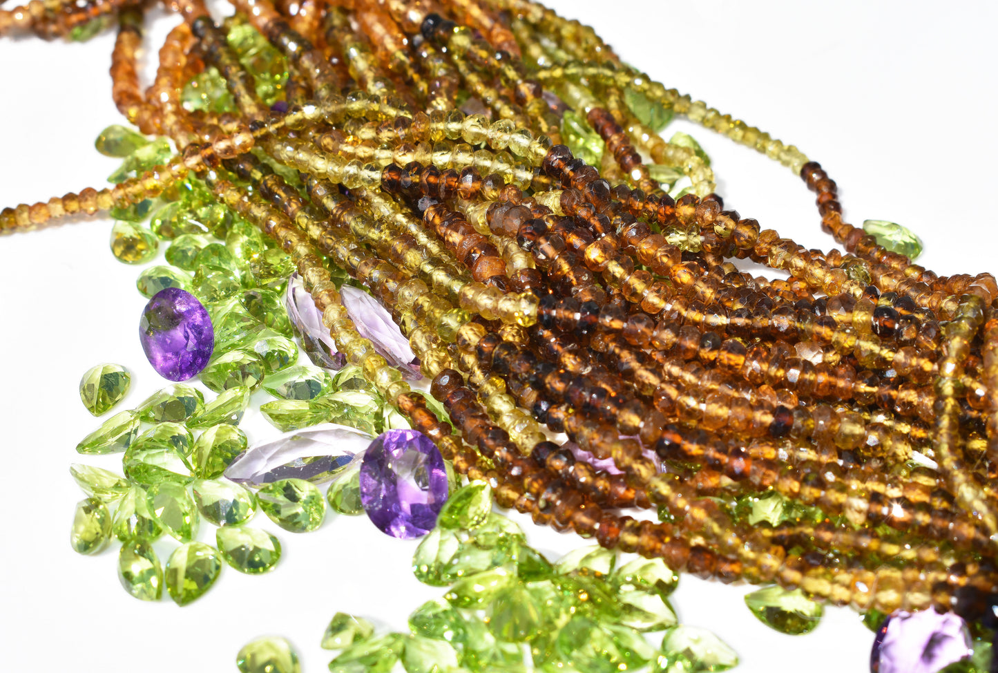 Petro Tourmaline Rondelle Beads 2-3mm