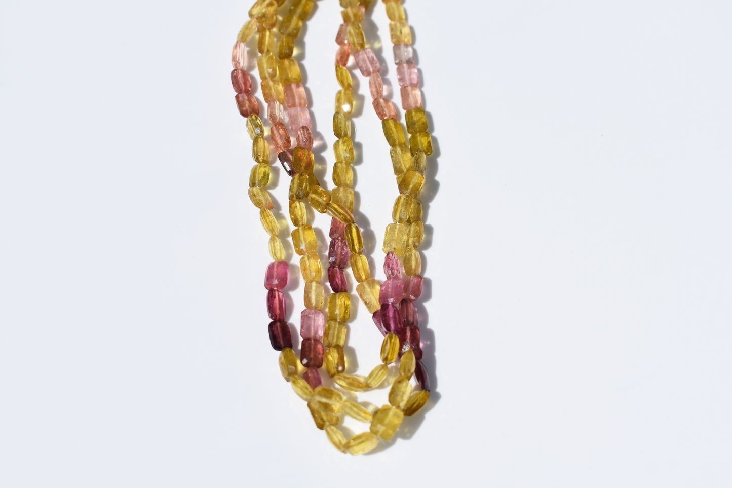 Tourmaline Rectangular Cushion Faceted Beads