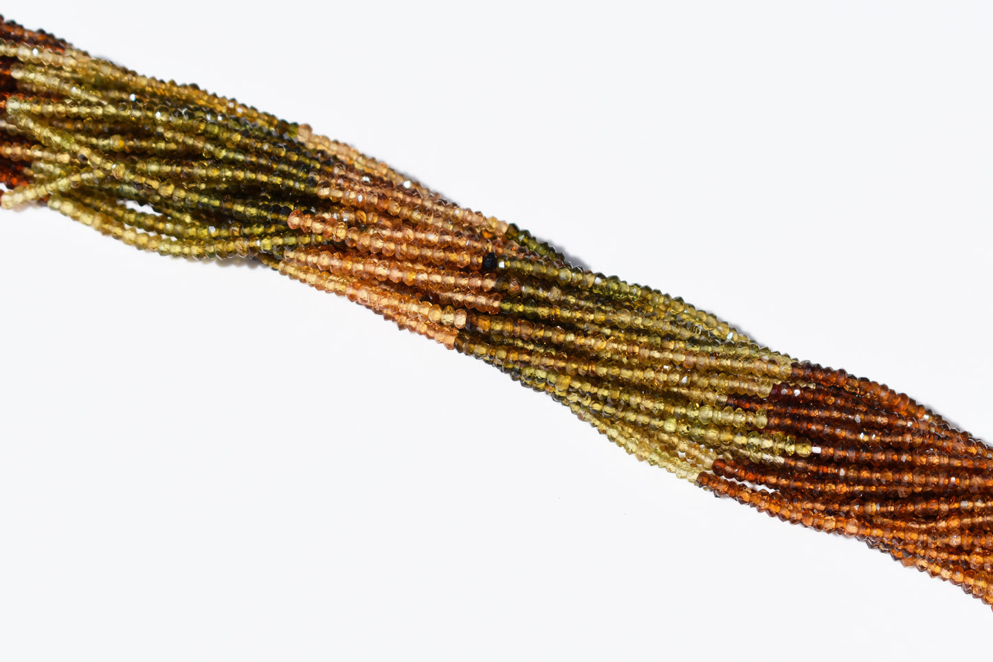 Petro Tourmaline Rondelle Beads 1.5-2mm