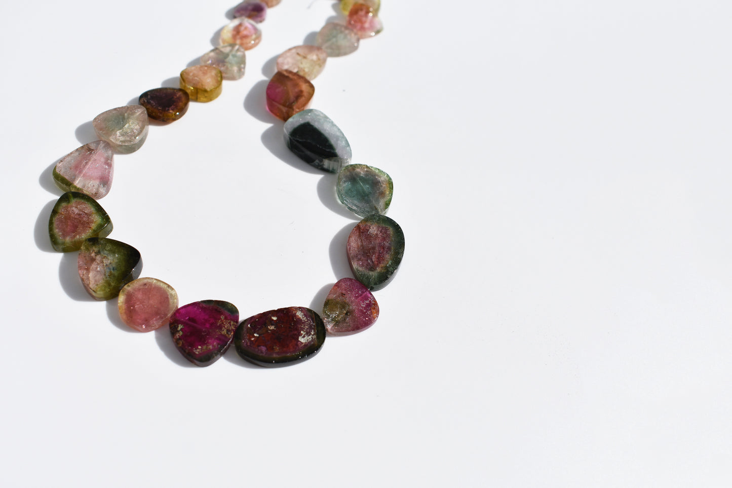 Tourmaline Slice Beads - 9x14