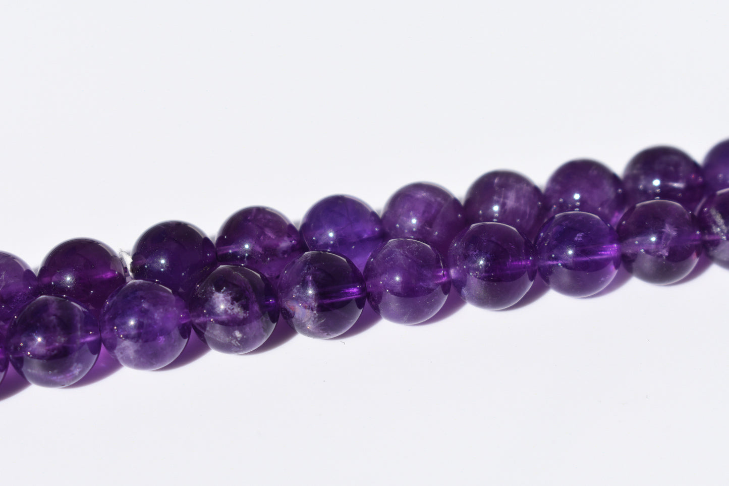Amethyst Round Beads 10mm